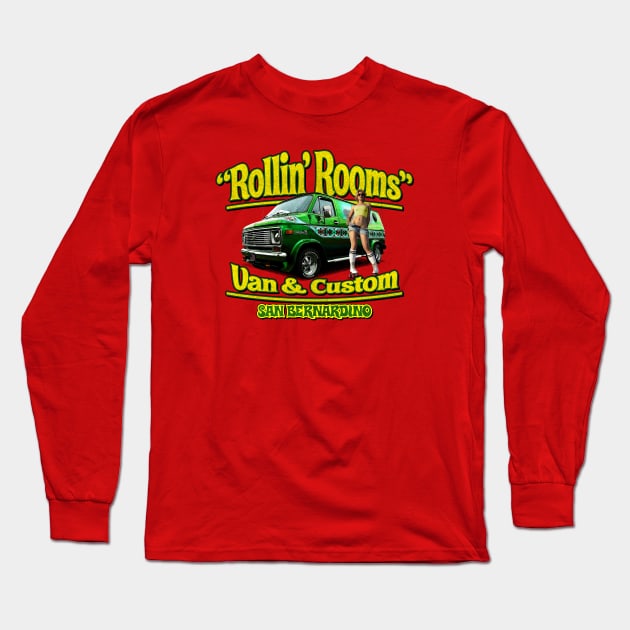 Rollin’ Rooms Van & Custom Long Sleeve T-Shirt by JCD666